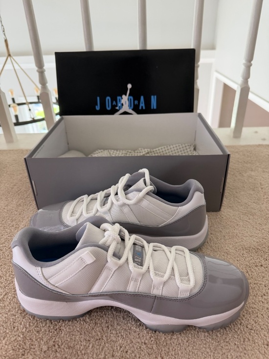 NEW IN BOX 2023 AIR JORDAN 11 RETRO LOW CEMENT GREY
